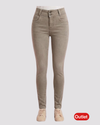 STOP JEANS Pantalón Lycrado para mujer pretina ancha. Talla 8