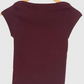 STRADIVARIUS Camiseta cuello bandeja. Talla S
