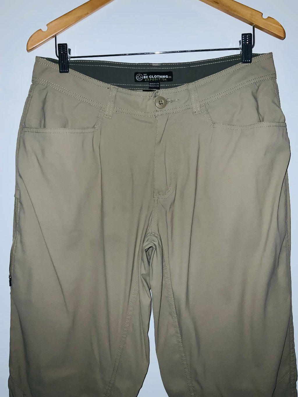 THE BC CLOTHING EXPEDITION Pantalón en nylon Caqui. Talla M ( 32x34 )