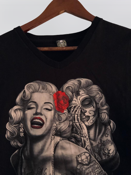 ROCKSTAR Camiseta estampada Marilyn. Talla S