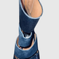 JUANA FRANCISCA Botines en cuero con metidos. Talla 37