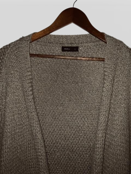 KOAJ Sweater abierto en hilo. Talla L