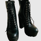 STEVE MADDEN Botines de plataforma con cordones. Talla 38,5 *Americana