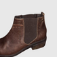 SAN POLOS Botines en cuero para mujer. Talla 36