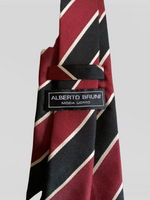 ALBERTO BRUNI Corbata rayas diagonales. Talla Ünica