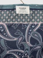 PULL&BEAR Pañuelo cuadrado estampado arabescos. Talla Única