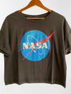 STRADIVARIUS Camiseta manga corta estampada Nasa. Talla L