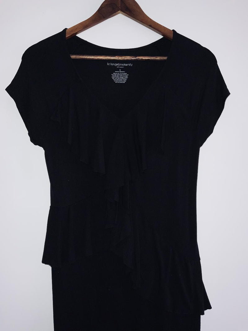 LIZ LANGE MATERNITY Camiseta materna con boleros. Talla S