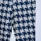ZARA Pantalón básico tejido gallineto. Talla XS