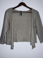 STRADIVARIUS Cardigan tejido con brillos. Talla S