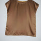 BLUSA En tela satinada. Talla S