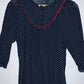 BLUSA En tul estampada puntos. Talla M*