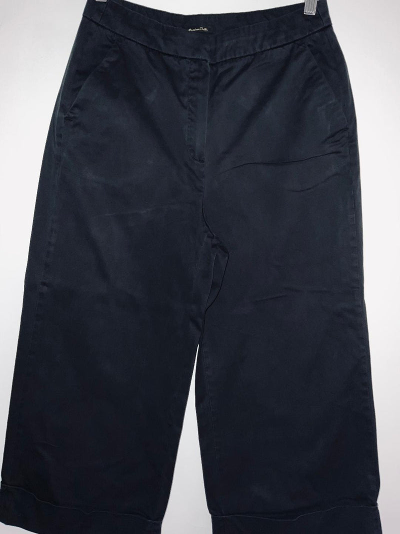 MASSIMO DUTTI Pantalón capri bota recta. Talla 10 ( M )