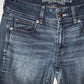 AMERICAN EAGLE Jean cinco bolsillos semi flare . Talla 4 Regular*