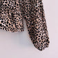URB ( NUEVA ) Blusa animal print para niña. Talla 10