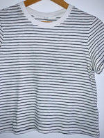 UNIQLO Camiseta corta a rayas. Talla S