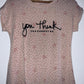 CAMISETA Estampada you think. Talla M/L*