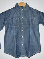 CARTERS Camisa en chambray para niño. Talla 4