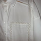 SHEIN ( NUEVA ) Blusa camisera con craquelados. Talla M