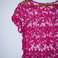 KIMCHI BLUE Top Blonda manga corta. Talla M