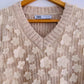 ZARA Chaleco tejido con aplicaciones. Talla M