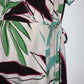 CÉNTRICA Vestido Cruzado estampado. Talla L