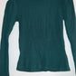 STRADIVARIUS Camiseta manga larga acanalada. Talla S