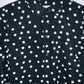 MERONA Blusa camisera estampada en pepas. Talla M