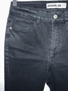 DENIMLAB Pantalón cinco bolsillos en dril negro. Talla 10