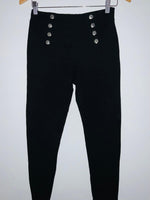 STRADIVARIUS Pantalón tipo Leggins con botones. Talla 38 ( 8 )