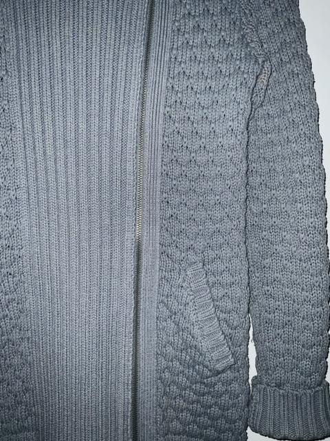 CALVIN KLEIN Sweater tejido cruzado con cierre. Talla XS