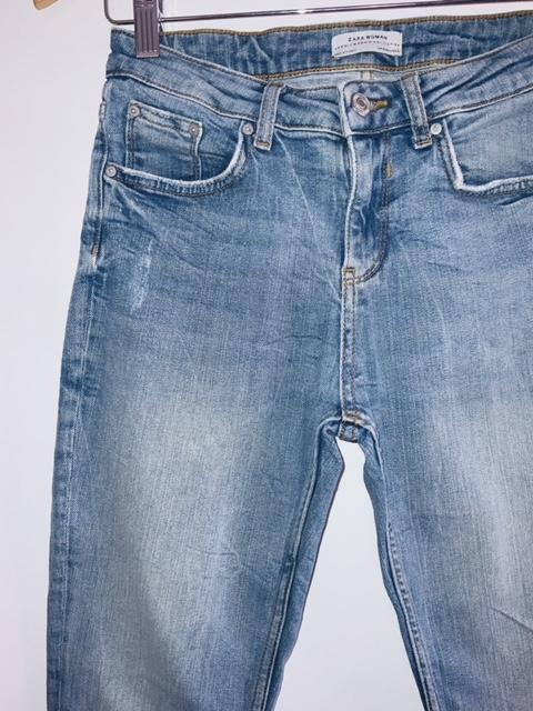 ZARA Jean Cinco bolsillos tiro alto. Talla 36 ( 6 )