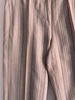 PANTALÓN en lino a rayas. Talla 10/12