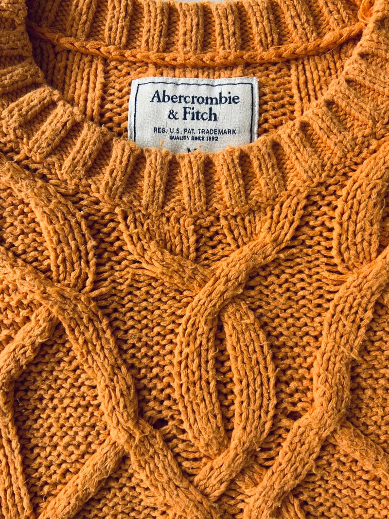 ABERCROMBIE & FITCH Sweater cuello redondo carrot. Talla M