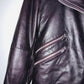 MANGO Chaqueta tipo Biker en cuero. Talla S