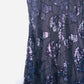 VESTIDO Corto bordado lentejuelas. Talla S*