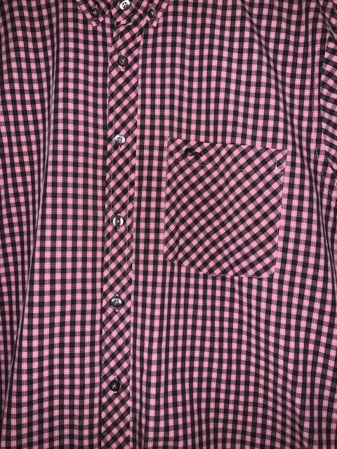 ARTURO CALLE Camisa manga corta a cuadros. Talla XL