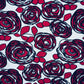 FALDA Corta estampada rosas. Talla 2XS*