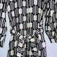 STUDIO F Vestido largo camisero estampado. Talla 8