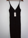 ZARA (NUEVO )Vestido de tiras en tejido de punto. Talla M