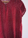 PACIFIKA Blusa en chalis estampada estrellas. Talla S