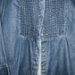 BANANA REPUBLIC Blusa en chambray con alforzas. Talla S
