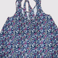 URB Vestido estampado mini print para niña. Talla 10