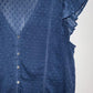 NAF NAF Blusa efecto plumeti con encaje. Talla L