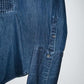 BANANA REPUBLIC Blusa en chambray con alforzas. Talla S