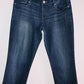 EXPRESS Jean cinco bolsillos con bigotes de gato. Talla 10R* Americana