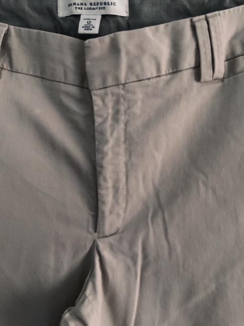 BANANA REPUBLIC Pantalón casual en dril. Talla 12