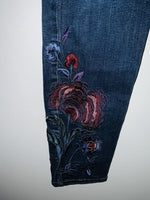 MANGO Jean cinco bolsillos bordado. Talla 36 ( 6 )