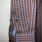 THOMAS ENGLAND Camisa preteñida a cuadros para hombre. Talla M