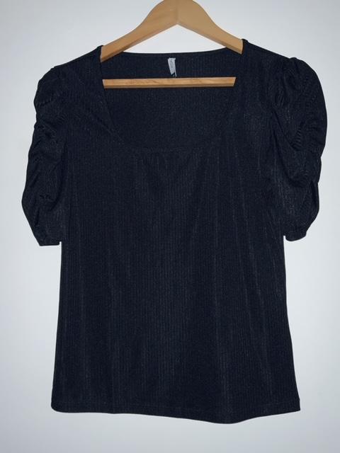 KOAJ Camiseta acanalada con brillo. Talla M